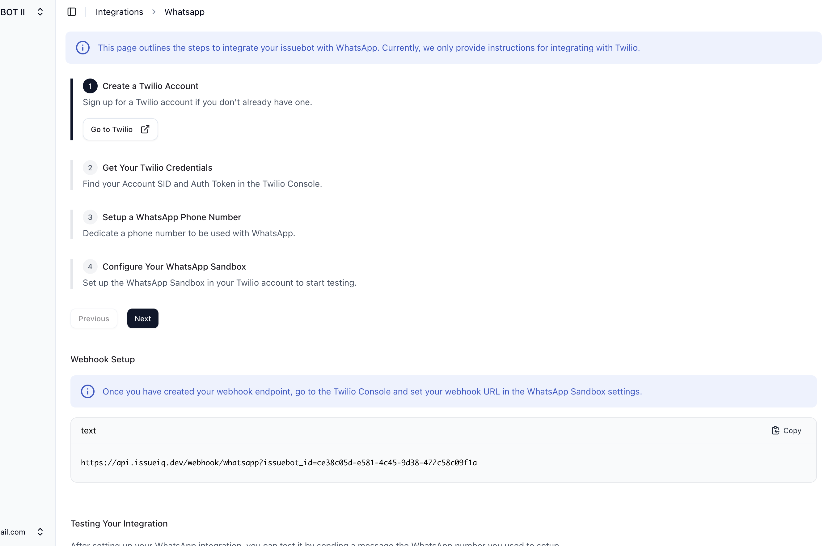 Real-time monitoring dashboard
